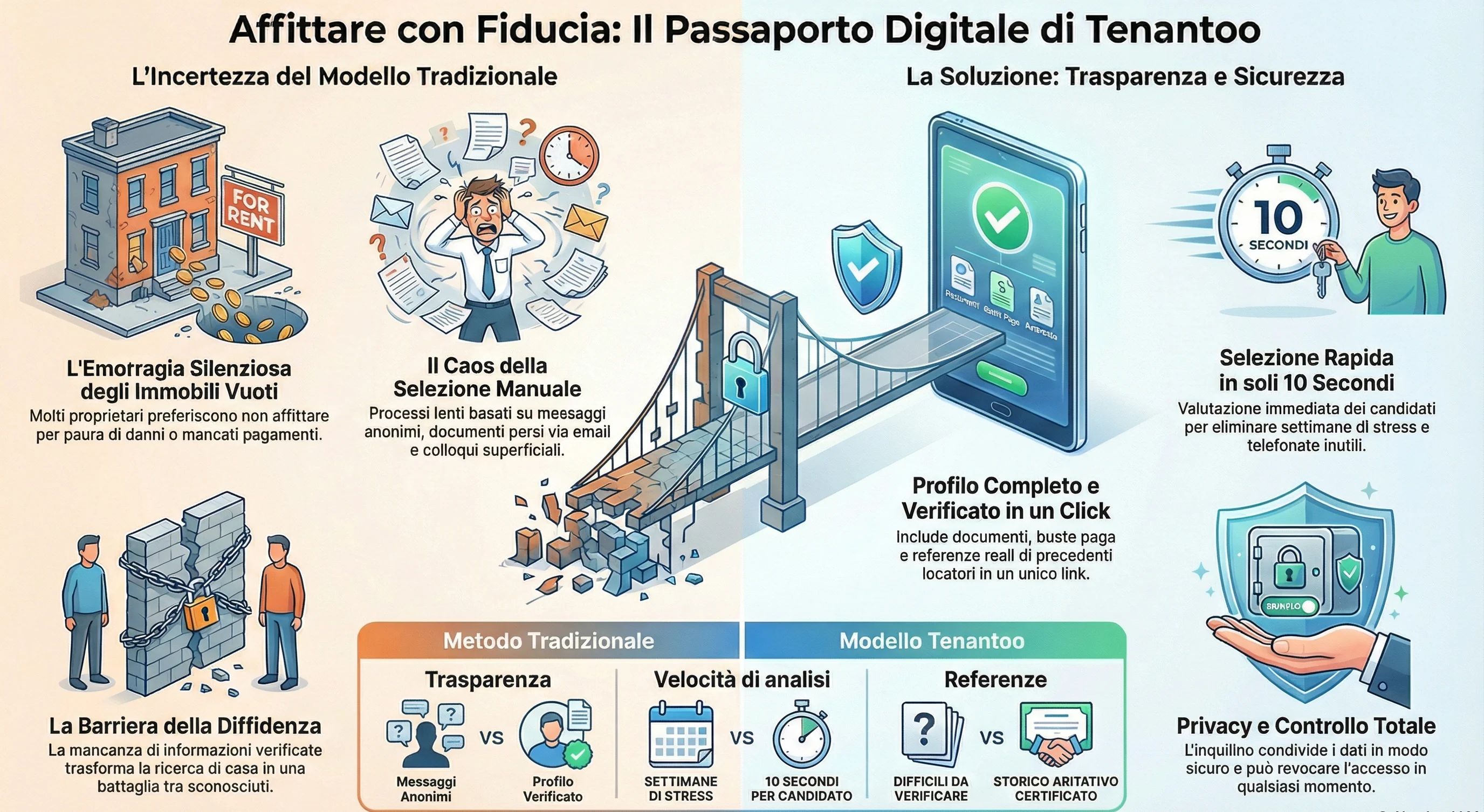 Affitti sicuri e verificabili